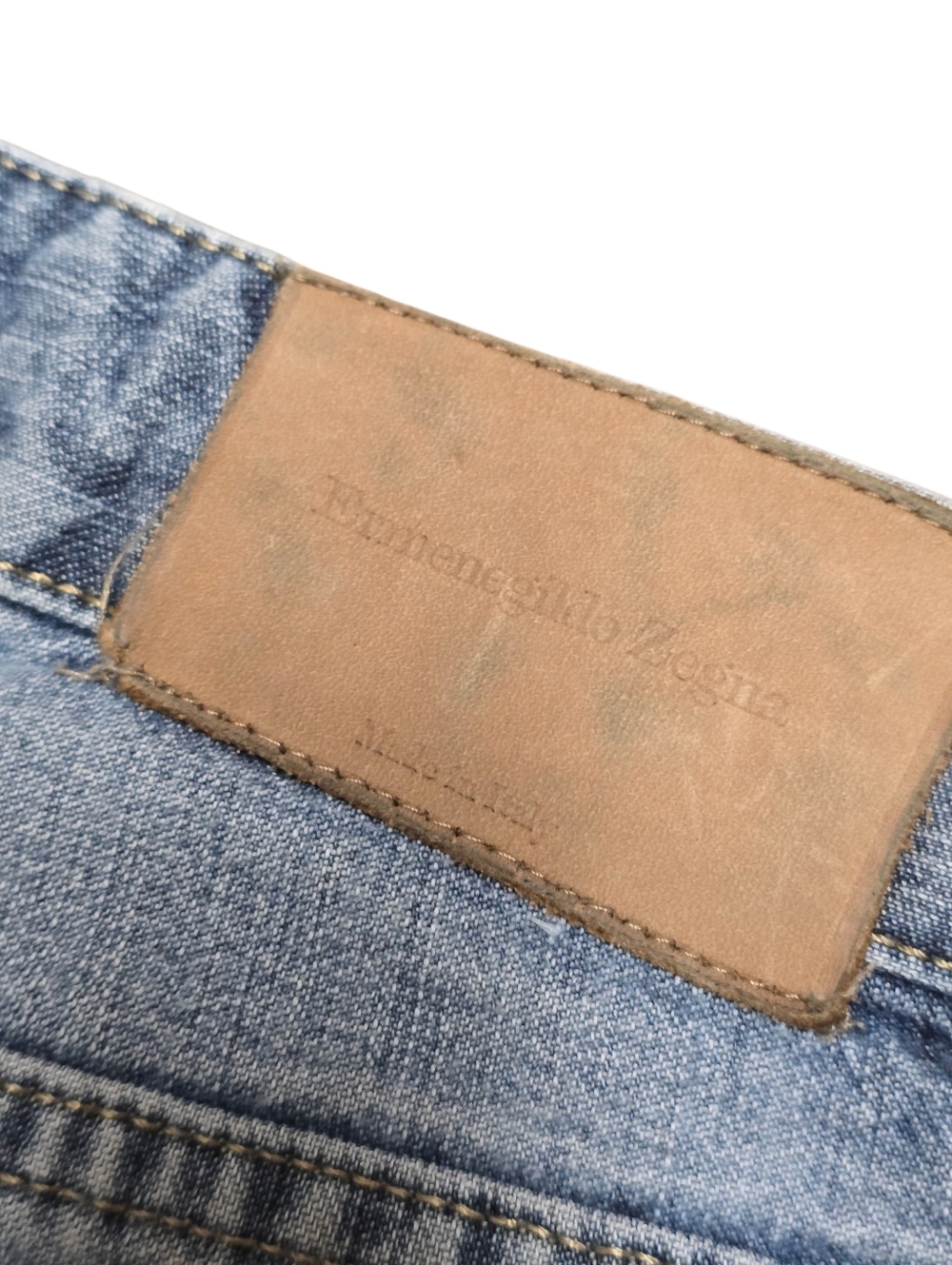 Ermenegildo Zegna Mens Straight Leg Jeans Made In Italy Medium Wash Sz 40x32